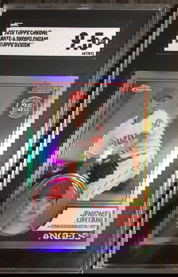 2018 Topps Chrome Shohei Ohtani 1983 #83T-6 SGC 9.5 