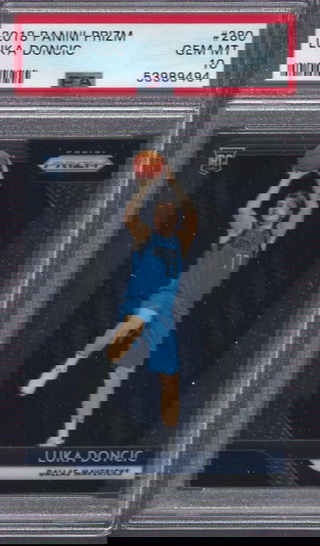 2018 Panini Prizm Luka Doncic PSA 10