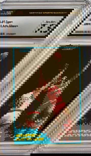 1981 - 82 Topps Basketball #107 - Mid West - Artis Gilmore Super Action CSG 7.5