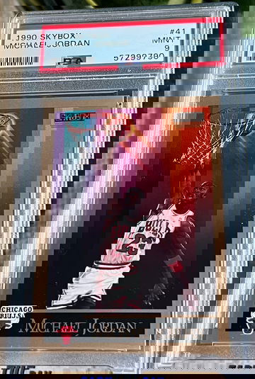 1990 1991 Skybox Michael Jordan #41 PSA 9 MINT HOF GOAT Chicago Bulls Golfing 🔥