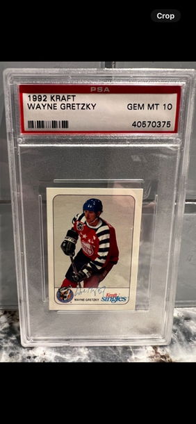 1992 Kraft Singles Wayne Gretzky PSA 10