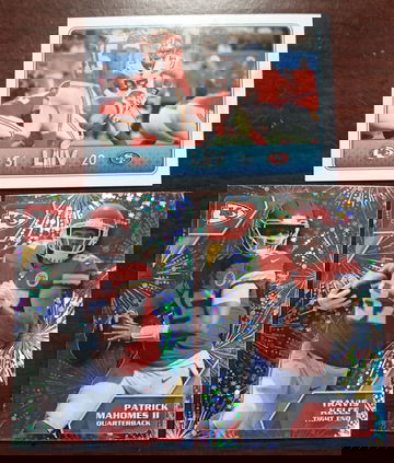 Mahomes/Kelce fireworks sticker and SB sticker