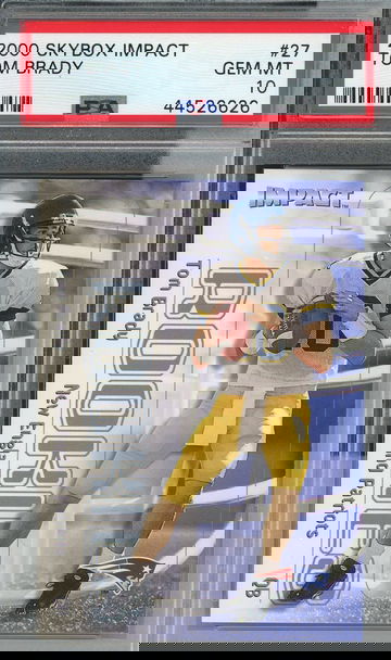 2000 Skybox Impact Tom Brady #27 PSA 10