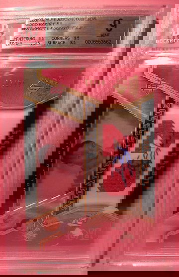 2007-08 SP ROOKIE THREADS GOLD ROOKIES #68 AL HORFORD AUTO 44/50 BGS 9  MINT