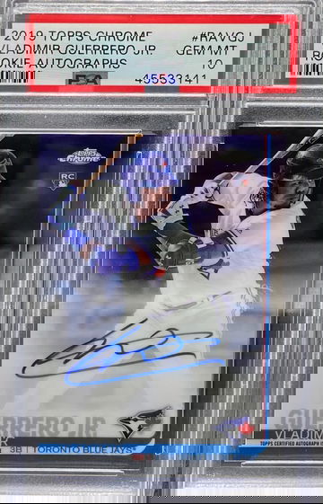 2019 Topps Chrome Vladimir Guerrero Jr. Rookie Auto PSA 10