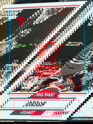 Two (2) 1990 Fleer #26 Michael Jordan ICONIC card HOF Chicago Bulls HOF 🐐 🔥 ⬆️ 
