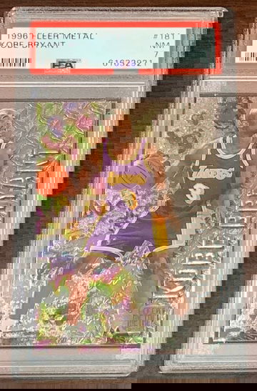 1996 Fleer Metal Kobe Bryant PSA 7