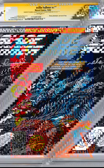 BLADE RUNNER #1 CGC-SS 9.6 SIGNED BY ACTRESSES SEAN YOUNG & JOANNA CASSIDY 1982