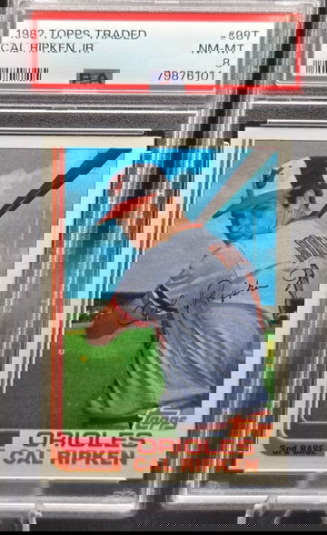 1982 Topps Traded Cal Ripken Jr #98T PSA 8