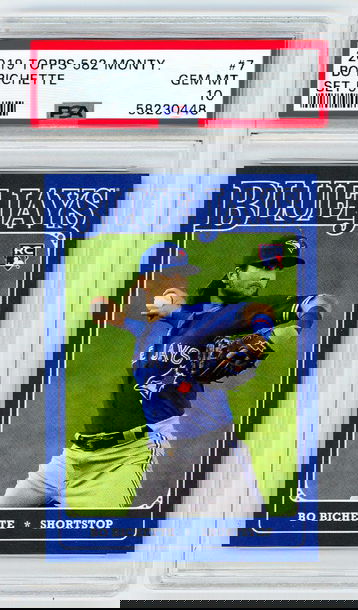 2020 Topps 582 Montgomery Club Bo Bichette RC