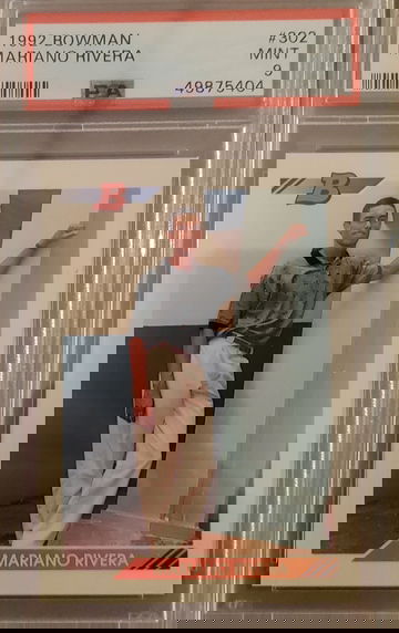 1992 Bowman Mariano Rivera rc PSA 9