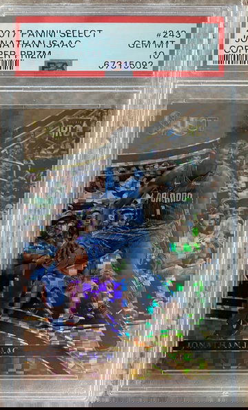 2017 Panini Select Jonathan Isaac Copper Prizm PSA 10