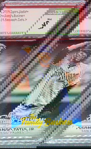 2019 Topps Update #FB15 Fernando Tatis Jr.  CSG Mint 9