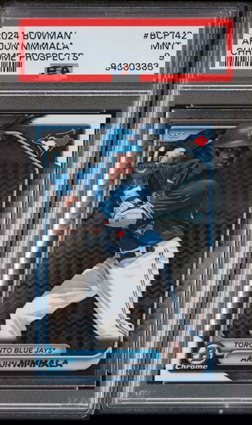 2024 Bowman Chrome Prospects Arjun Nimmala #BCP142 PSA 9