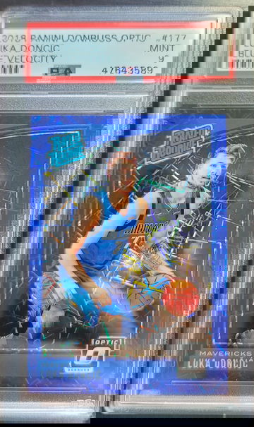 2018 PANINI DONRUSS OPTIC LUKA DONCIC HOLO PSA 9