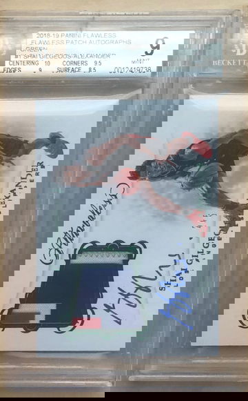 2018-19 Panini Flawless Shai Gilgeous-Alexander Rookie Patch Auto #2/5 BGS 9 RPA