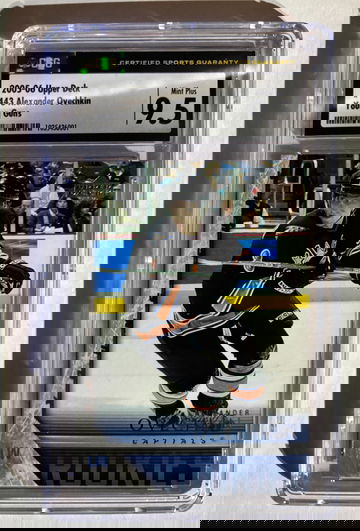 2005-05 Upper Deck Alexander Ovechkin Young Guns MINT+ 9.5 Scoring King!