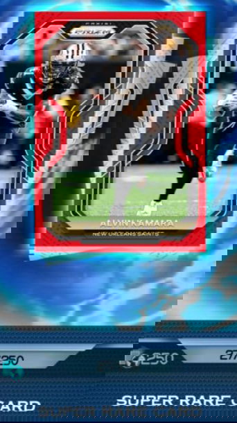 Panini Blitz 2020 Panini Prizm Red Alvin Kamara /250