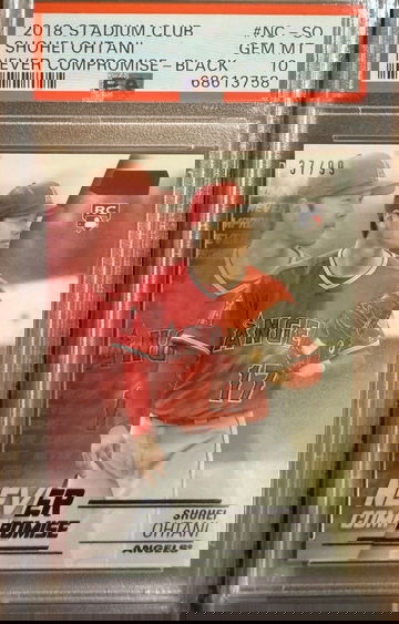 2018 Stadium Club Black Shohei Ohtani RC 