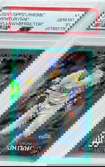 2024 Topps Chrome Shohei Ohtani Aqua Lava Refractor