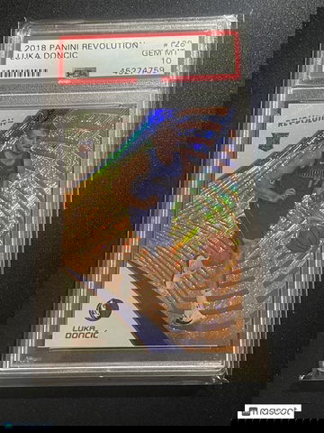 2018 Panini Revolution Luka Doncic #128 PSA 10 Rookie RC Dallas Mavericks