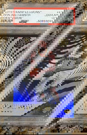 2019 Panini Illusions Zion Williamson RC #4 ROOKIE VISION PSA 10 SSP LOW POP