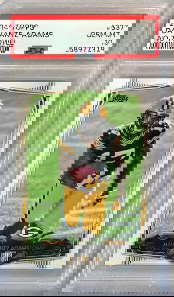 Davante Adams Rookie 2014 Topps #337 - PSA 10 Gem Mint - Green Bay Packers