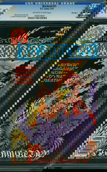 WARLORD #21, CGC 9.4 NM -- MILE HIGH II COLLECTION