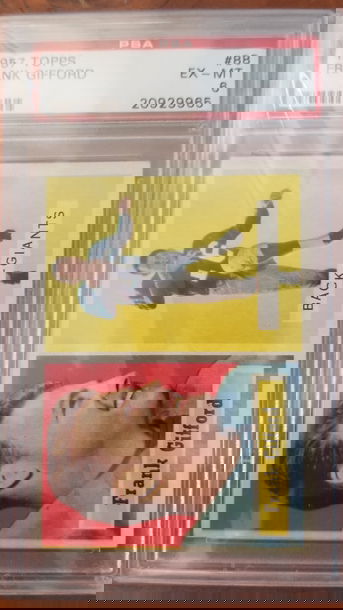 Frank Gifford PSA 6 1957 Topps 