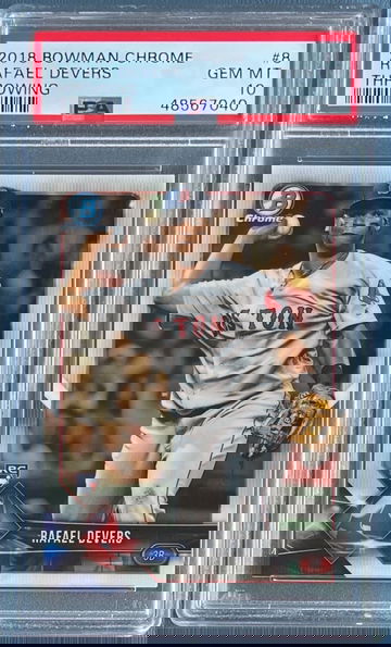 2018 Bowman Chrome Rafael Devers #8 PSA 10