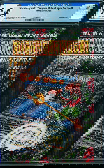 MICHAELANGELO, TEENAGE MUTANT NINJA TURTLE #1, CGC 9.4 NM