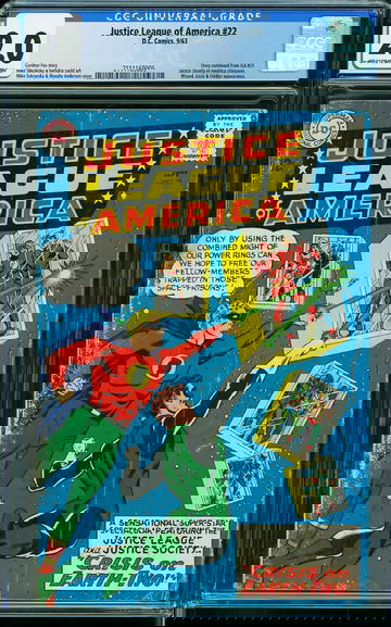 JUSTICE LEAGUE OF AMERICA #22, CGC 2.0 GD