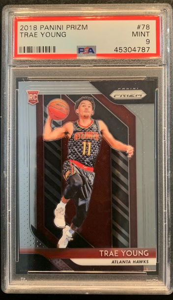 2018 Prizm Trae Young psa 10 rookie