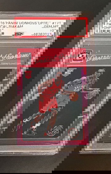 2016-17 Donruss Optic Purple Pascal Siakam PSA 10 (Pop 12