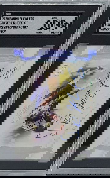 2020 Panini Flawless Flawless Flyers Auto DK Metcalf Autograph SGC 9 Auto 10 - # /20