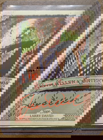 2025 Allen & Ginter Larry David Signatures Red Ink 02/10