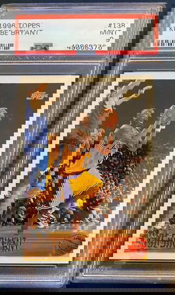 1996-97 Topps Kobe Bryant PSA 9