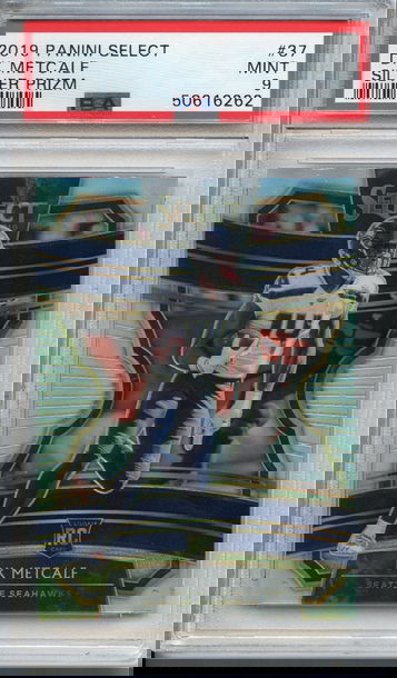 DK Metcalf 2019 Select Silver Prizm Rookie PSA 9 (262)