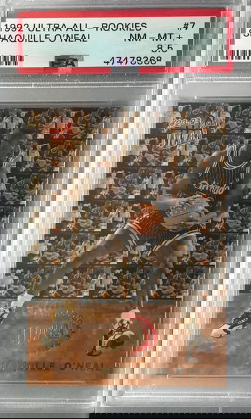 Shaquille O’Neal 1992 Ultra All-Rookies #7 - PSA 8.5