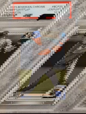 2020 Bowman Chrome Bobby Witt Jr. PSA 10