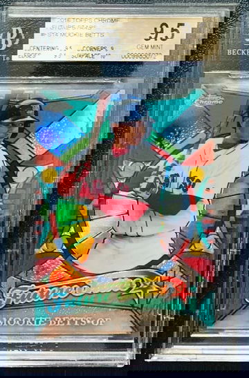 2016 Topps Chrome FS Mookie Betts BGS 9.5