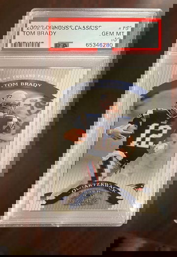 2002 Donruss Classics Tom Brady PSA 10