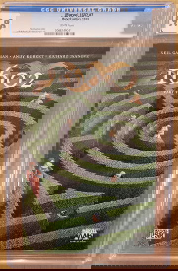 Marvel 1602 #2 CGC 9.8 WHITE PAGES 2003 NM/MT