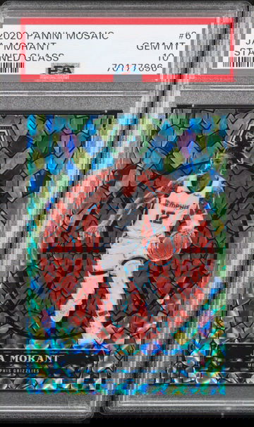 2020 Mosaic Stained Glass Ja Morant PSA 10