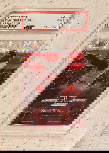 2003 Finest XFRACTOR #/99 Ken Griffey Jr. PSA 9  RARE CARD!