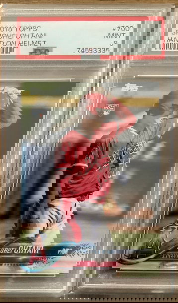 2018 Topps Shohei Ohtani Rookie SSP Rookie PSA 9