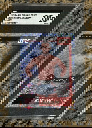 2021 Panini Chronicles Score UFC Michael Chandler Asia Red Rookie SP #/88 SGC 10