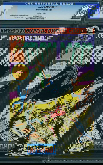 IRON MAN #137, CGC 9.6 NM+