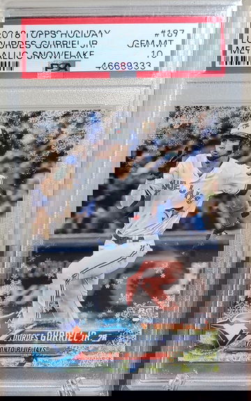 Lourdes Gurriel Jr 2018 Holiday Metallic Snowflake RC Rookie PSA 10