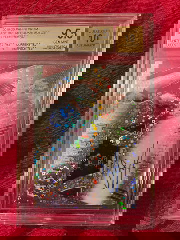 2019-20 Tyler Herro BGS 9.5/10 Prizm Fast Break Auto RC Rookie